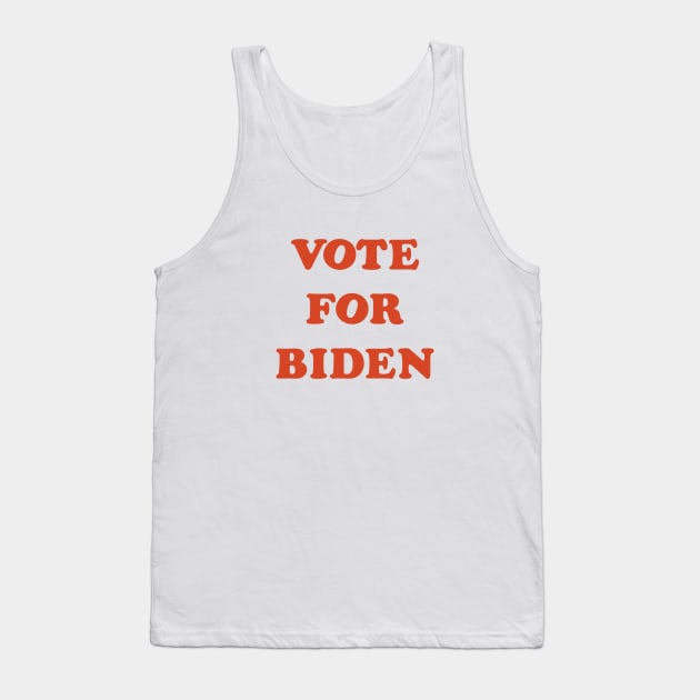 Vote for Biden Napoleon Dynamite Pedro Tank Top by baysideremix